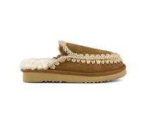 MOU mules en cuir femme beiges - 36