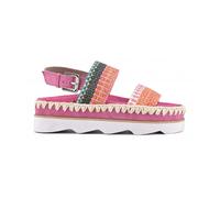 Mou - Flat Sandales - Femme - Chaussures - Rose - Taille: 35 EU