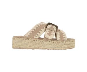 Mou - Jute sandal - Femme - Chaussures - Beige - Taille: 36 EU