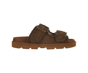 Mou - Low Bio Sandal Two Buckles AL - Femme - Chaussures - Brun - Taille: 41 EU