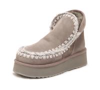 Mou - Mini Bottes Plateforme Eskimo - Femme - Chaussures - Gris - Taille: 39 EU