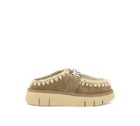 MOU mocassin femme marron en daim et laine - 39