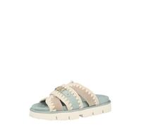 MOU Mule beige / beige clair / vert pastel, Taille 40