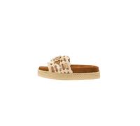 Mules femmes Mou MONOBAND ROPE SANDAL FRINGES Beige 40