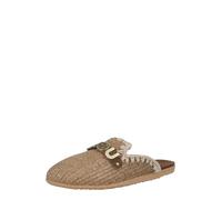MOU Mule beige / marron / brocart / or, Taille 41