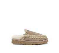 MOU mules en cuir femme beiges - 36