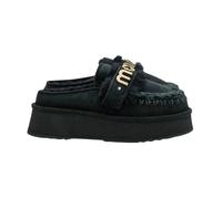 Mou - Platform Clog Letter Logo - Femme - Chaussures - Noir - Taille: 37 EU