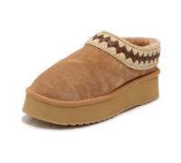 Mou - Platform Clog Suede Leather - Femme - Chaussures - Brun - Taille: 38 EU