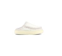 Mou - Sabot en Peau de Mouton Fait Main Blanc - Femme - Chaussures - Blanc - Taille: 37 EU