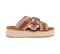 Mou - Sabot Eskimo Plateforme - Femme - Chaussures - Brun - Taille: 37 EU