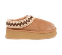 Mou - Sabot Plateforme en Cuir Daim - Femme - Chaussures - Brun - Taille: 38 EU