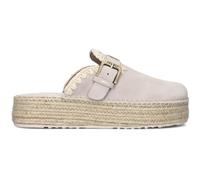Mou - Sabots en Jute et Daim Beige - Femme - Chaussures - Beige - Taille: 36 EU