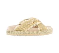 Mou - Sandale à Cordes Croisées - Femme - Chaussures - Beige - Taille: 39 EU