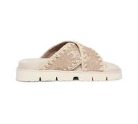 Mou - Sandale à Paillettes Croisées - Femme - Chaussures - Beige - Taille: 37 EU