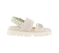 Mou - Sandale Bio à Bride Arrière Blanche - Femme - Chaussures - Multicolore - Taille: 37 EU