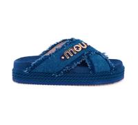 Mou - Sandale Criss-Cross - Femme - Chaussures - Bleu - Taille: 37 EU