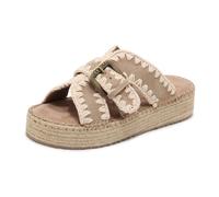 Mou - Sandale en jute - Femme - Chaussures - Beige - Taille: 39 EU