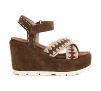 Mou - Sandales compensées marron pour femmes - Femme - Chaussures - Brun - Taille: 40 EU