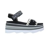 Mou - Sandales compensées pour femmes - Femme - Chaussures - Noir - Taille: 41 EU