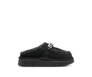 Mou - Sandales Eskimo Slipper Noires - Femme - Chaussures - Noir - Taille: 37 EU