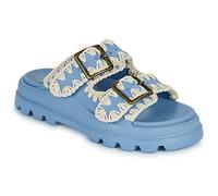 Mou Sandales EVA ONE-PIECE SLIDE TWO-BUCKLE in Bleu 40