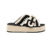 Mou - Sandales Noires à Brides Croisées - Femme - Chaussures - Noir - Taille: 37 EU