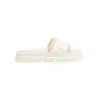Mou - Sandales Slides en Caoutchouc - Femme - Chaussures - Blanc - Taille: 40 EU