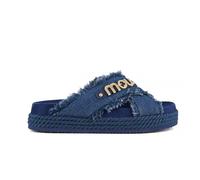 Mou - Tongs - Femme - Chaussures - Bleu - Taille: 38 EU
