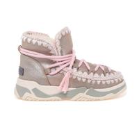 Mou - Trainer lacets bottines en cuir - Femme - Chaussures - Beige - Taille: 37 EU