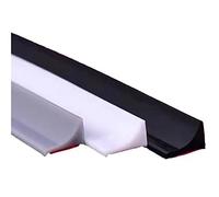 MOUAJ Bande d'eau en Silicone 39 inch Bande de Retenue, Joint Porte Douche, BarrièRe Anti-Inondation, Bande ImperméAble Pliable de Silicone, Convient pour La Cuisine et La Salle de Bain