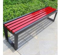 Moubhjd Bancs en métal extérieur Chaise de Repos à l'épreuve des intempéries Frame de Fer Moderne Porche Patio Bancs de Jardin pour Cours,serres,garages,gymnases,Style Simple,Facile à Installer