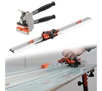 Moubhjd Coupe-Carreaux Manuel, Machine de DéCoupe de Carreaux Grand Format, avec Ventouses IntéGréEs, Couteau à Pousser Les Carreaux, Pince à Carreaux, Coupe de PréCision 2m