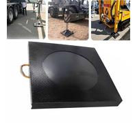 Moubhjd Coussinets de nivellement en caoutchouc Blocs de vérins empilables capacité de Charge pour camion à godets, épave, camping-car(Size:Thickness:6cm+L:40xW:40cm+1Pcs)
