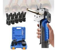 Moubhjd Outil D'évasement électrique sans Fil, Kit D'outils D'extension De Tuyau, Outil D'évasement Excentrique Métrique à 45° pour Tuyaux en Cuivre/Aluminium/Laiton,5-Heads