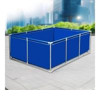 Moubhjd Pisciculture Hors Sol Pisciculture, Bassin d'aquaculture, réservoir d'eau, Grand Couteau épais, Tissu de grattage résistant aux intempéries et à l'oxydation spécial(Size:L200xW200xH70cm)