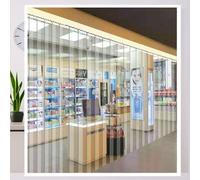 Moubhjd Rideau à Lamelles PVC Super Polar, Anti-Froid Congélateur/Chambre Froide Négative Walk-in, Boucherie Entrepôt Industriel, sans Phtalates, Kit Complet Thickness:1.2mm Size：H:190 x W:90cm