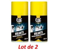 MOUCH'CLAC Aérosol Insecticide Jaune - Lot de 2 Recharges