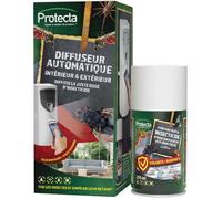 Protecta® - Diffuseur Insecticide Automatique Programmable - Télécommande Incluse - Anti-Mouches, Moustiques & Insectes Volants et Rampants - Aérosol au Pyrèthre 250 ML - Protection 24h/24