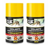 MOUCH'CLAC - Recharge Pyrèthre Anti Mouches & Anti Moustiques - Lot de 2 - Manuel ou pour Diffuseur Automatique - Insecticide Biocide