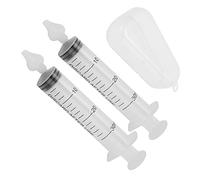 Mouché-Bébé, Irrigateur nasal pour nouveau-nés en bas âge, nettoyant nasal sûr avec embout d'aspiration nasale en silicone nettoyable et réutilisable,Emballage de boîte (30ml,2 pièces)