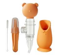 Mouche-bébé pour enfant - Manuel, lavable et doux,Kit d'aspirateur nasal à succion pour sinus | Pour garçons, filles et parents, utilisation à la maison, quotidienne, voyage, le coucher, en