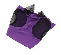 Mouche en Mailles de Cheval, Masque avec Protection des Oreilles Ridage d'équipement équestre Face élastique Respirante (Purple)