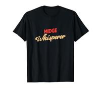 Moucheron Amusant Midge Whisperer T-Shirt Graphique avec Valeur, Homme, Noir, M