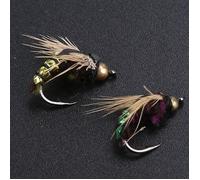 Mouches à truite - ZERONE - Kit de 40 pièces - Crochets en acier - Léger et durable - Fait à la main