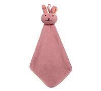 Mouchoir de cuisine double face en polaire épaisse 28 x 42 cm Corail épais Convient pour la cuisine et la salle de bain Cette serviette offre un nettoyage amélioré (rose)