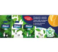 Mouchoirs à la menthe veloutés, paquet de 10