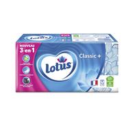 Mouchoirs Classic extra doux et épais Lotus, 12 étuis de 9 mouchoirs