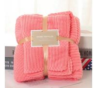 Mouchoirs Élégants Avec Motif De Grille Porte-Bonheur,Ensemble De Serviettes De Bain Douces Et Absorbantes - Type Orange Pink-2pcs Set