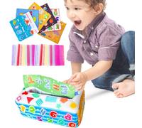 Mouchoirs - Jouet pour bébés et tout-petits | Jouet magique pour bébés avec mouchoirs, jouet d'apprentissage pour 0-36 mois, de développement, jouets d'apprentissage pré-esques
