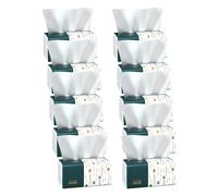 Mouchoirs multifonction - Boîte à mouchoirs portable, feuilles à déchirer rapidement, utilisation multi-pièces, couches lisses | Pour salon, chambre, bureau, voiture, cuisine, salle de bain